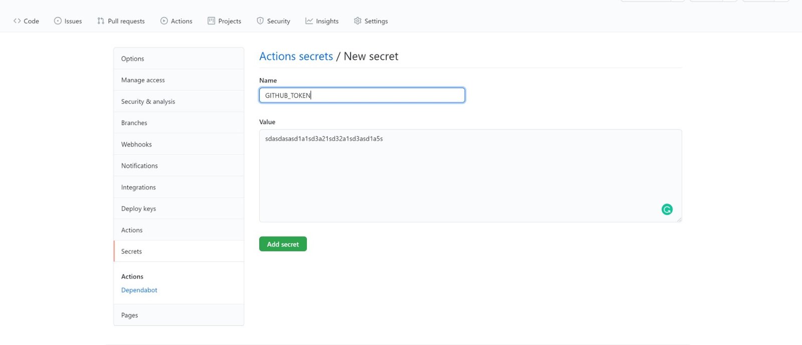 GitHub actions GitHub actions