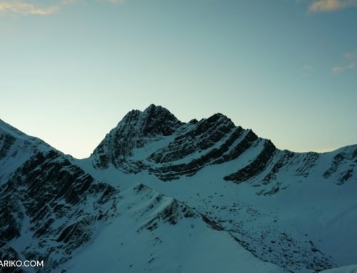 Udziro Lake, winter hike